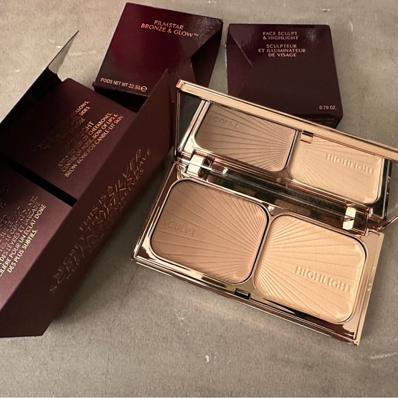 Charlotte tilbury film star bronze and glow FACE SCULPT & HIGHLIGHT - Picture 1 of 2